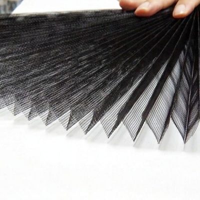 PET pleated mesh